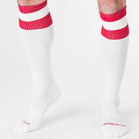 White football leg – an elegant sporty accessory