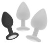 Plug Diamond Regular – elegant anal accessory, black