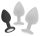 Plug Diamond Regular – elegant anal accessory, black