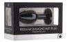 Plug Diamond Regular – elegant anal accessory, black