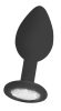 Plug Diamond Regular – elegant anal accessory, black