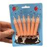 Party Penis Candles 6 pcs flesh color
