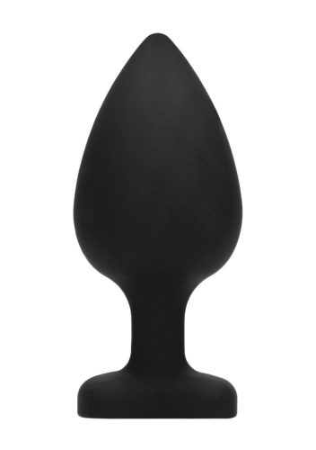 Diamond Heart – extra large anal plug in black