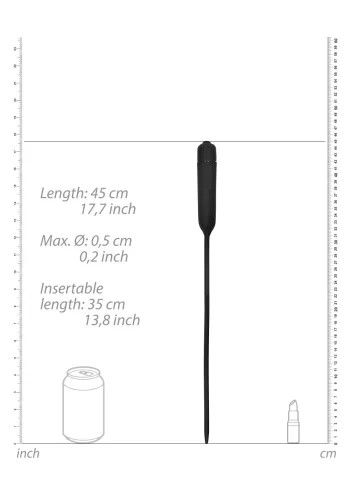 Silicone Vibráló Golyó Dugó – Extra Hosszú Urethral Izgató