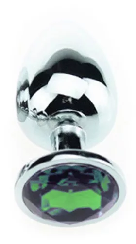 Bijou Plug Green – elegant green anal pampering 8 x 4 cm