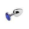 Jewel plug Blue – stylish anal accessory 6x2.7 cm