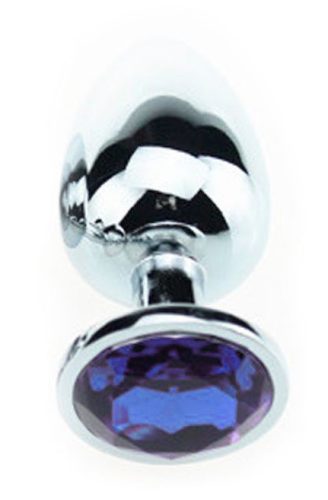 Jewel plug – csillogó anális kényeztető 8 x 4 cm