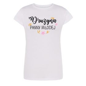 Women's White T-Shirt Drużyna Panny Mlodej S
