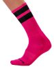 Pink and black training socks – stylish comfort