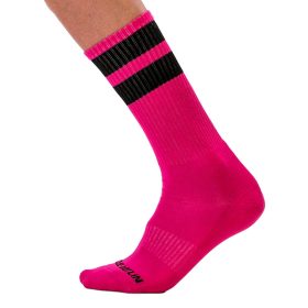 Pink and black training socks – stylish comfort