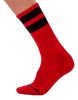 Sports socks – with a red-black color combination