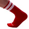 Premium red and white training socks