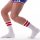 White-Red Sports Socks - for a stylish workout