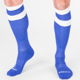Soccer Socks - Blue and White Sports Socks