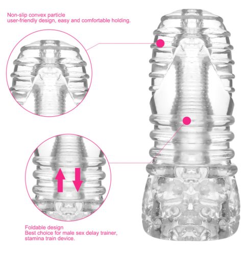 Super Stretch Sono – átlátszó maszturbátor N°68
