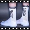 SNEAK MASTER – stylish white-black socks