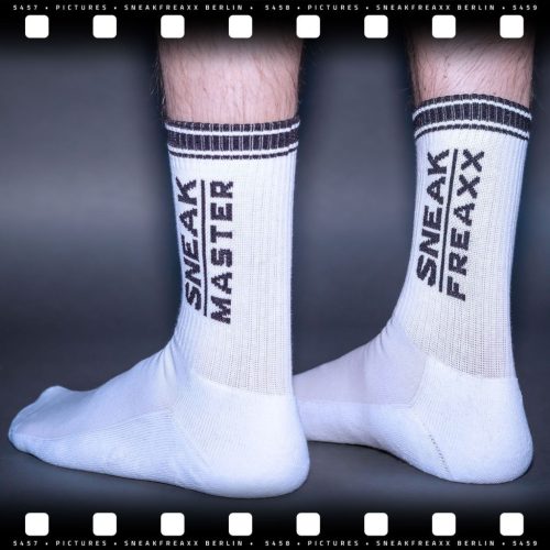 SNEAK MASTER – stylish white-black socks