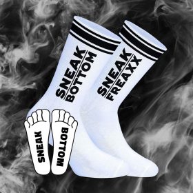 Sokken Sneak – stylish white-black socks