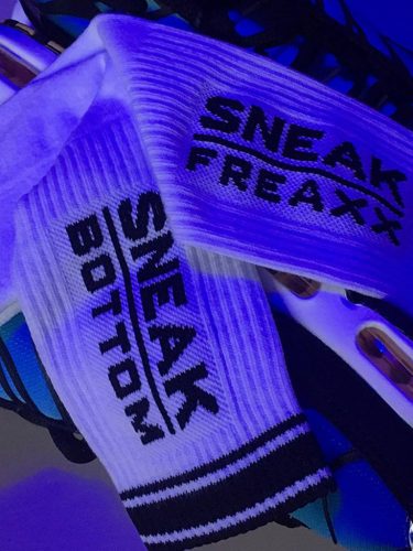 Sokken Sneak – stylish white-black socks