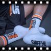 Sneak Berlin – premium black and orange socks