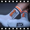 Sneak Berlin – premium black and orange socks