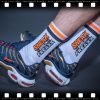Sneak Berlin – premium black and orange socks