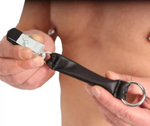 Bőr súllyal ellátott mellbimbó csipesz – 80g x 2 db