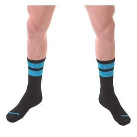   Black and blue training socks – premium comfort and durability