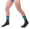Black and blue training socks – premium comfort and durability