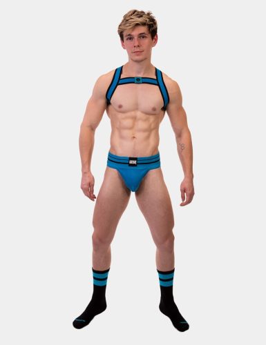 Black and blue training socks – premium comfort and durability