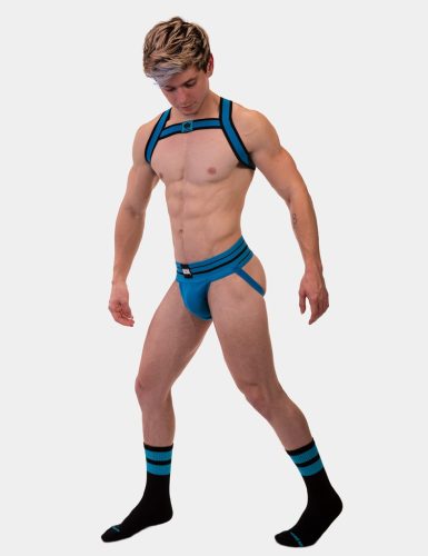 Black and blue training socks – premium comfort and durability