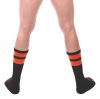 Black and Orange Fluorescent Training Socks