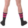 Black-Fluorescent Pink Training Socks
