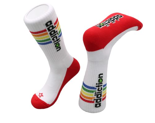 Addiction Pride – fashionable, colorful socks in a sensual style