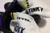 Stinky Soxx – white and yellow premium socks