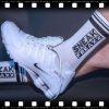 FUCK ME Socks - sensual white and black socks