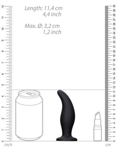 Curve – Premium Silicone Anal Plug 11 x 3.7 cm