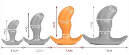 Plug Pods L – sensual anal accessory in orange