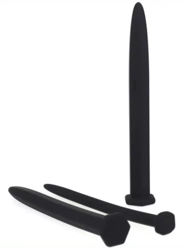 Hexagon – 3 silicone urethra cones (15 cm, 8-12-16 mm)