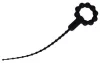 Vibrating urethral wand with O-ring – 17.5 cm, 3-8 mm diameter