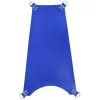 Leather swing bed – adjustable 4-point blue version