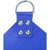 Leather swing bed – adjustable 4-point blue version
