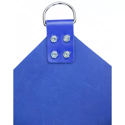 Leather swing bed – adjustable 4-point blue version