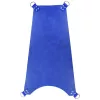 Leather swing bed – adjustable 4-point blue version