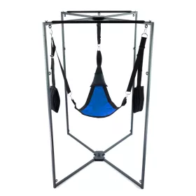 Kit Sling Tissu – fekete-kék hám prémium anyagból