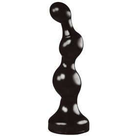 Zizi Twist – sensual anal plug, black, 17 x 4.5 cm
