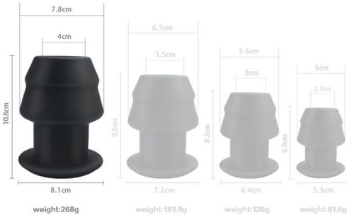 Plug Tunnel San Ano XL – prémium anális kényeztető 10 x 8 cm