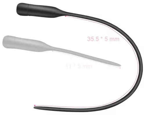 Tigly – vibráló szilikon húgycsőpálca 35cm, 5mm átmérővel