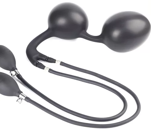 Double Plug – Inflatable Intimate Massager 21 x 6 cm