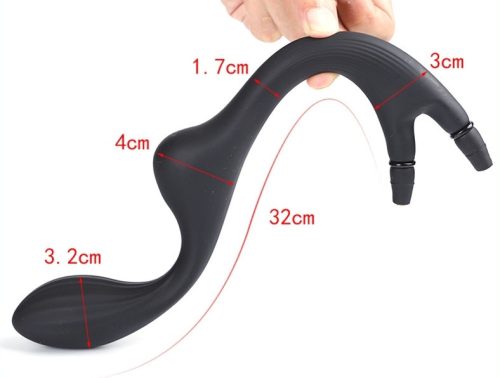 Double Plug – Inflatable Intimate Massager 21 x 6 cm